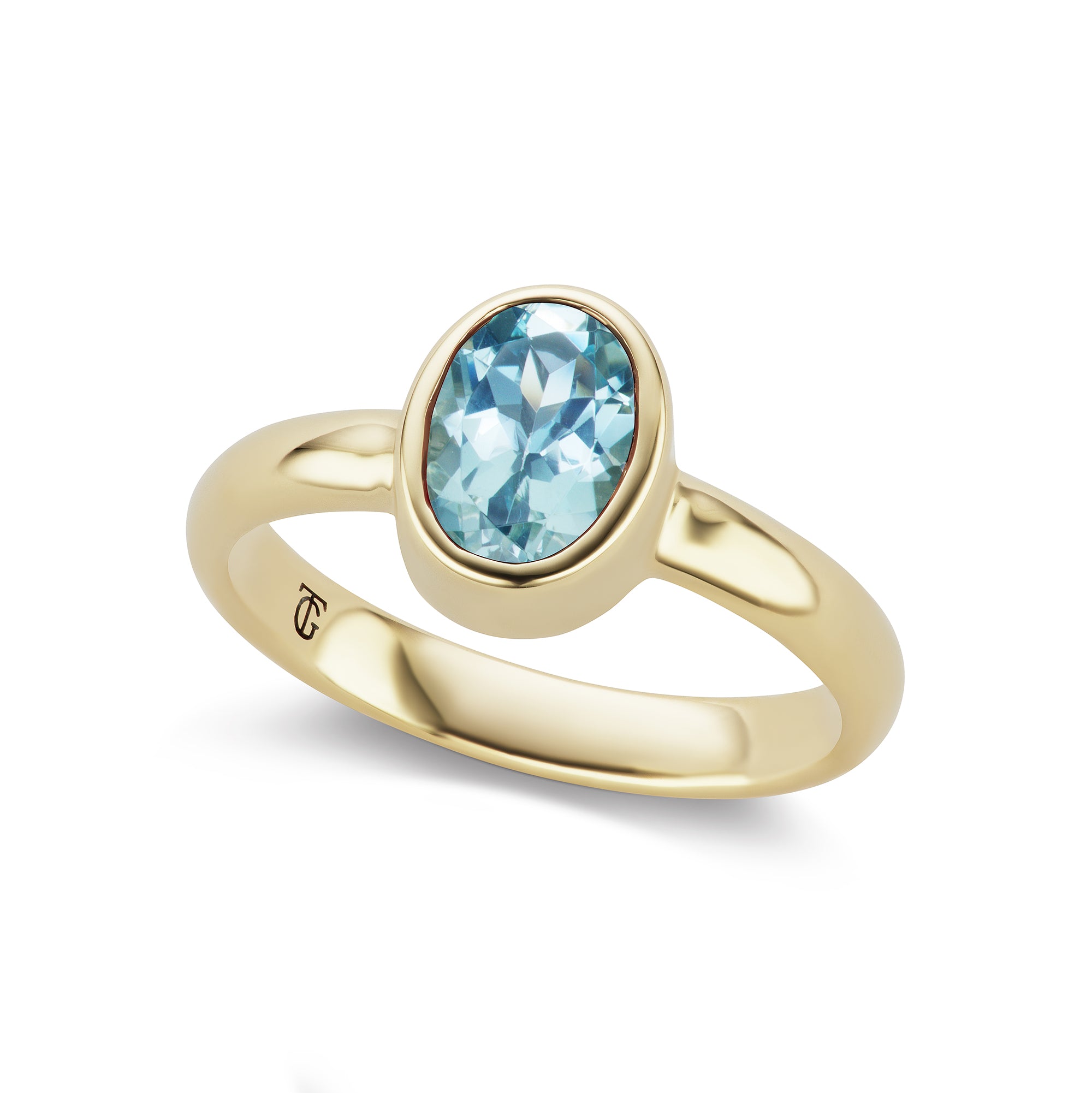 The Aquamarine Marsha Ring